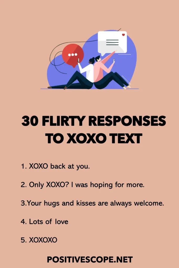 How to Respond to XOXO Text