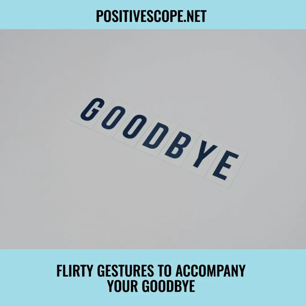 Flirty responses to bye