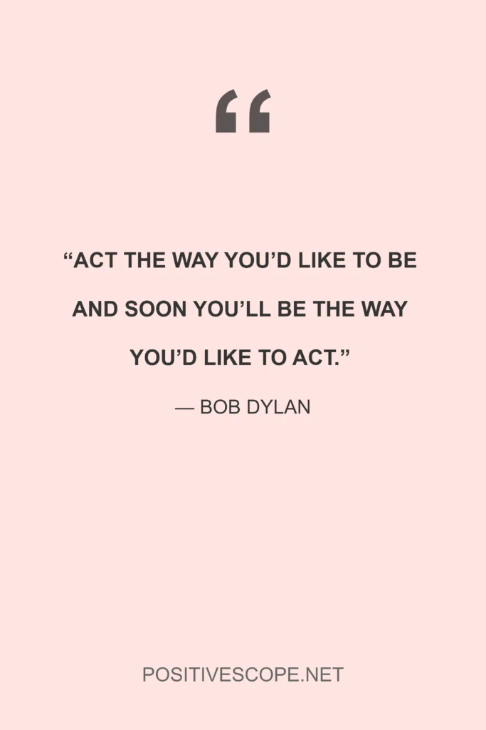 Bob Dylan quote about change