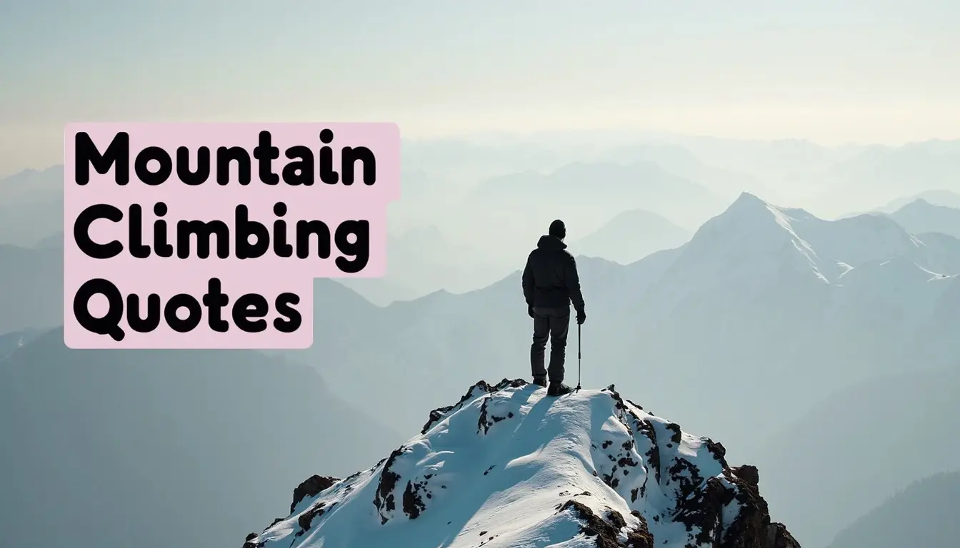 60 Mountain Climbing Quotes to Inspire Your Next Adventure