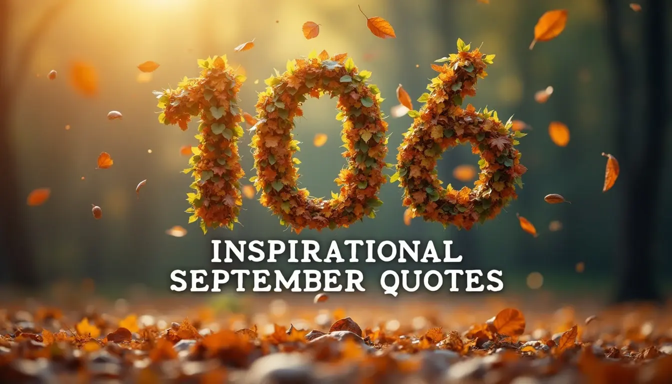 106 September Quotes to Welcome a New Month