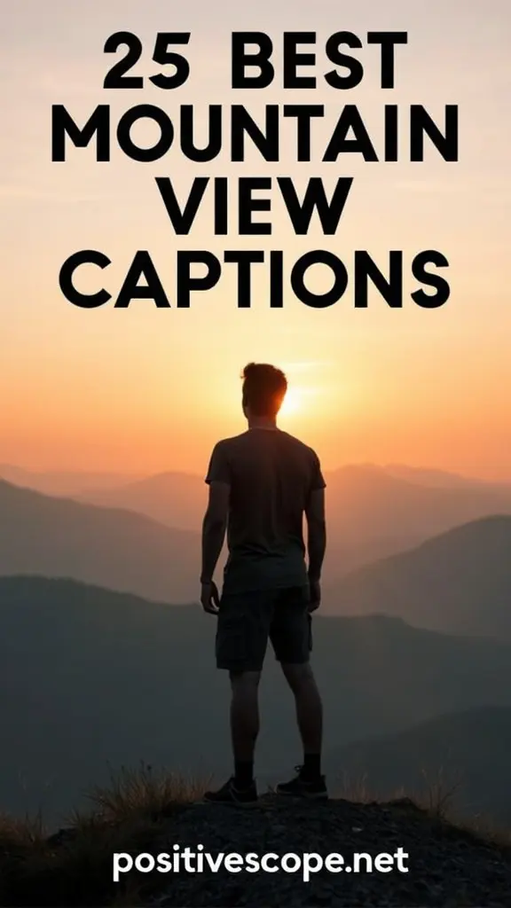 Mountain View Captions for Instagram