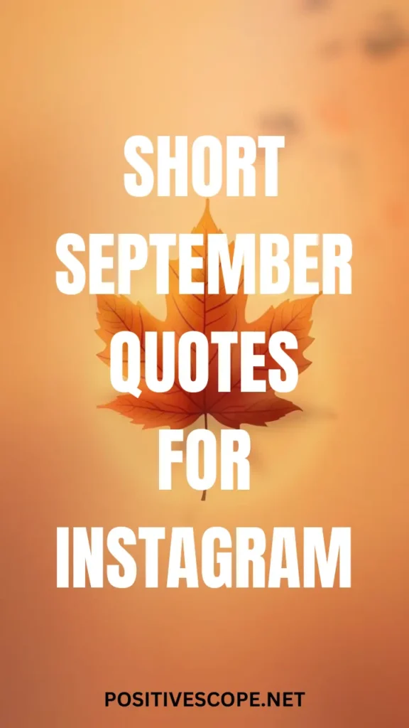 short september quotes for instagram