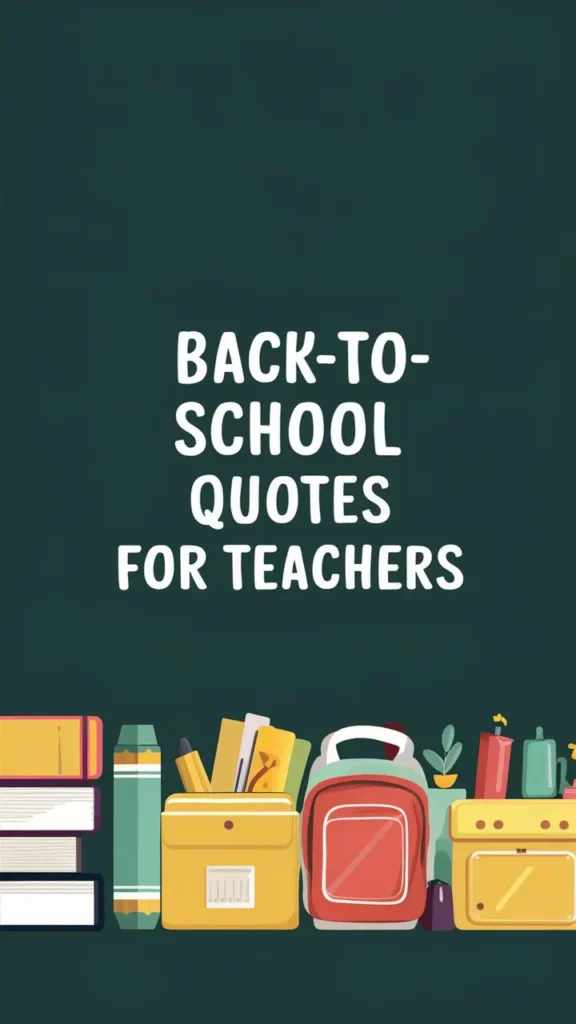 Back-to-School Quotes For Teachers