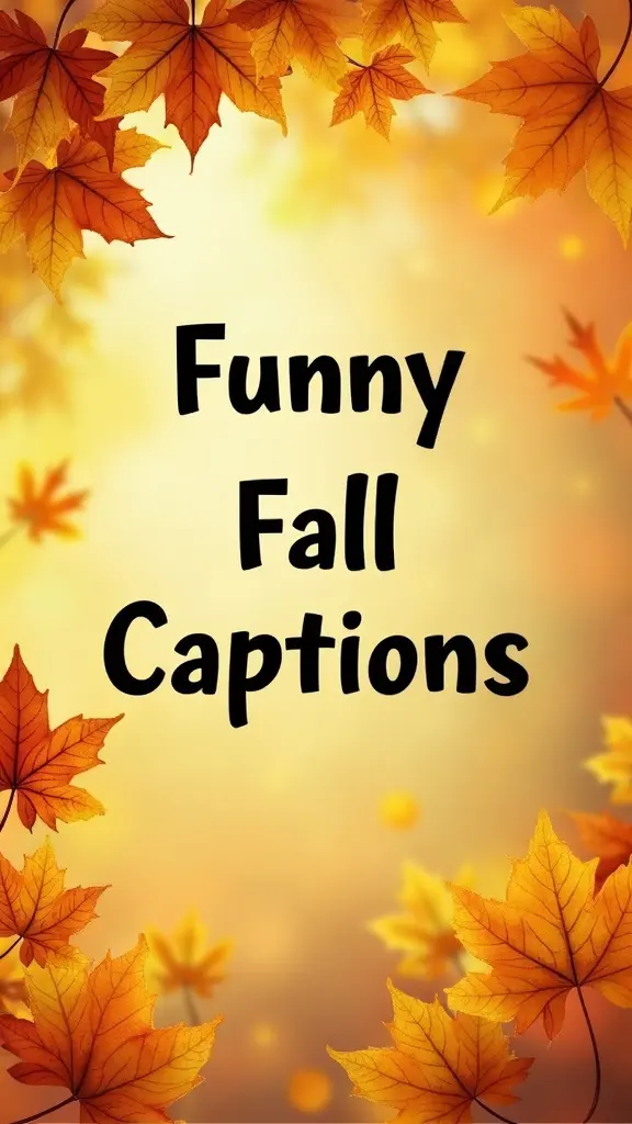 funny fall captions