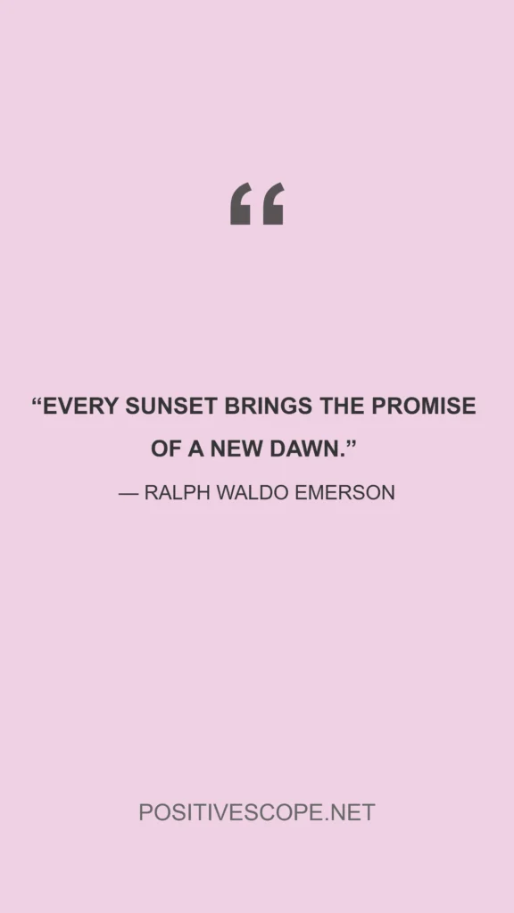 Sunset Quotes