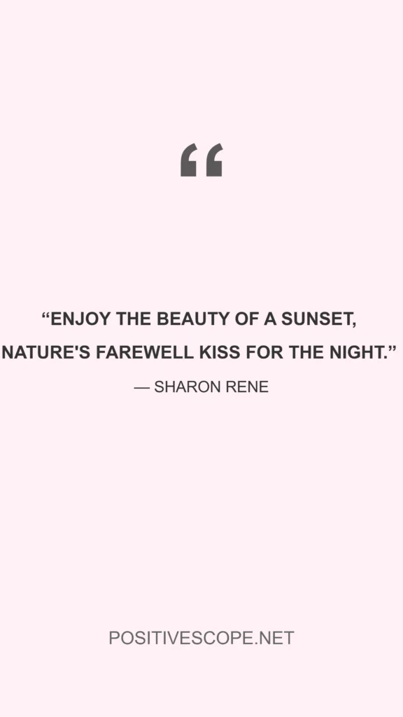 Sunset Quotes