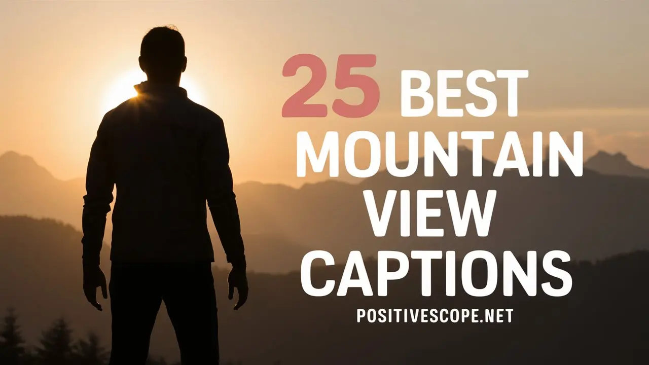 25 Best Mountain View Captions for Instagram Photos and Reels