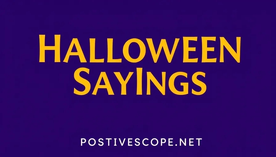 halloween sayings