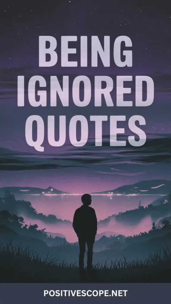 being ignored quotes