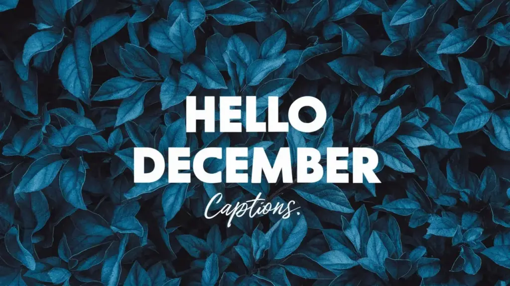 december captions