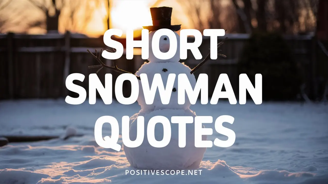 46 Snow Man Quotes for Instagram