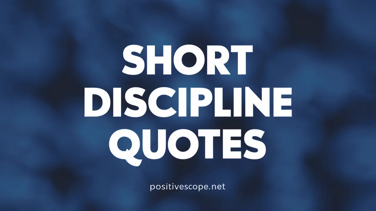 Discipline Quotes