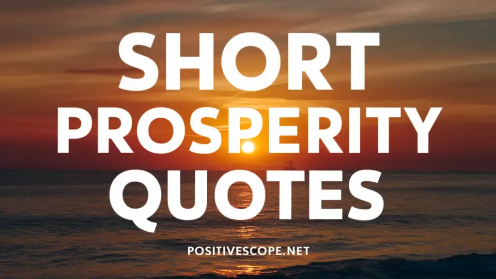 prosperity quotes