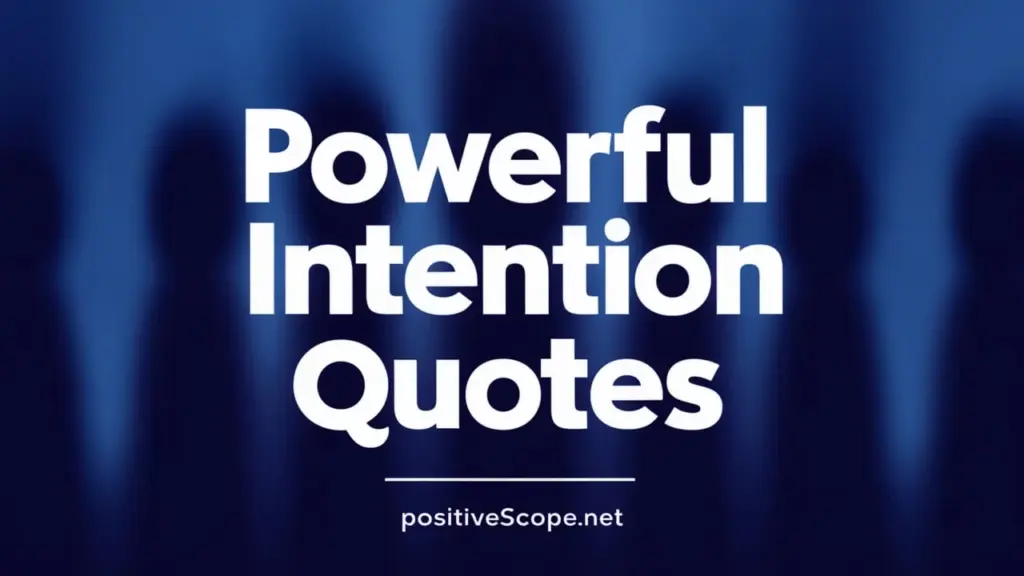 intention quotes