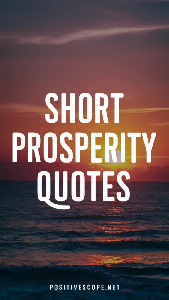 Prosperity Quotes