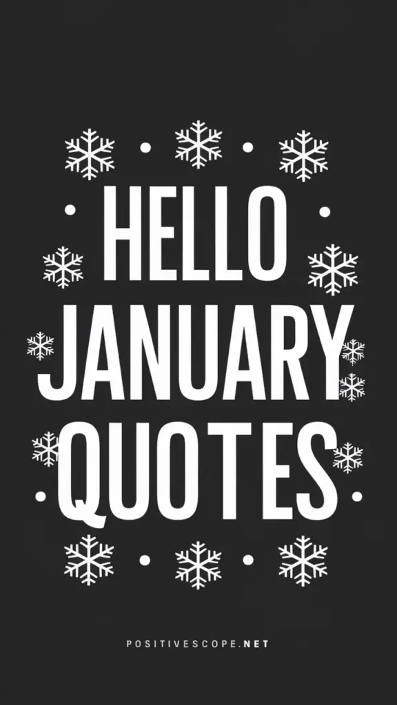 January Quotes