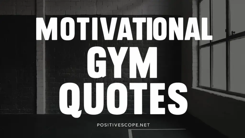 motivational gym quotes