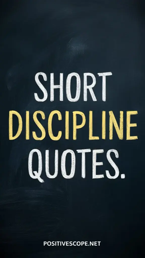 Discipline Quotes