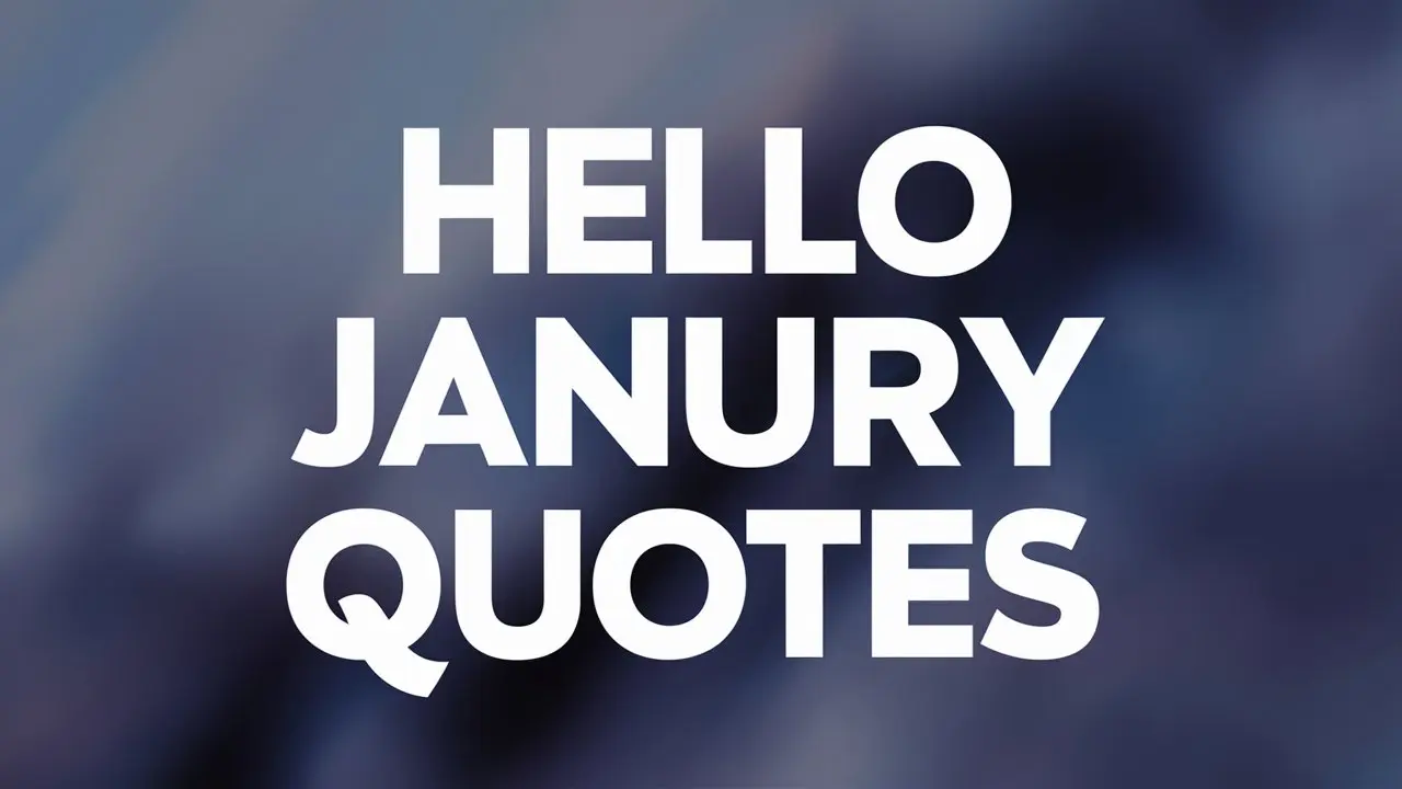 january quotes