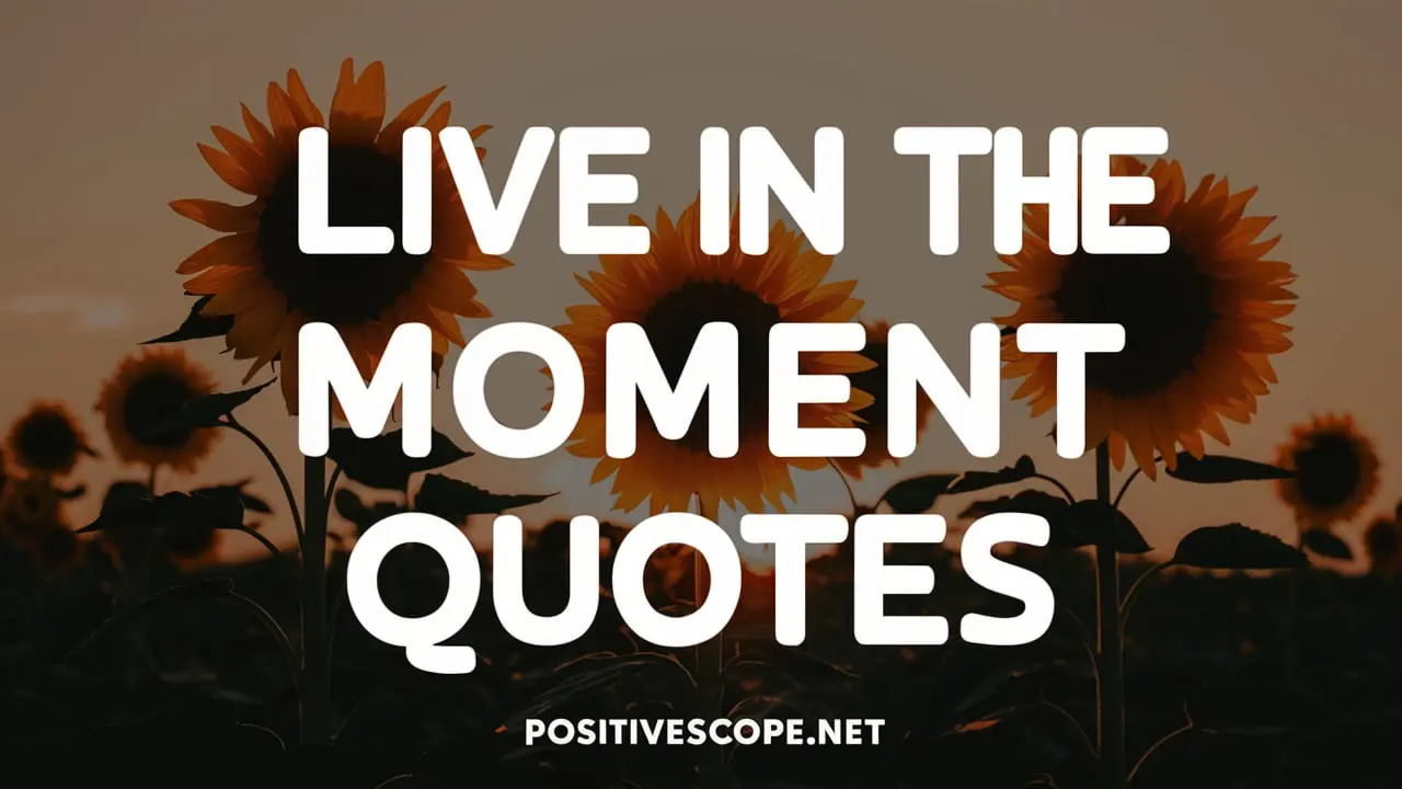 live in the moment quotes