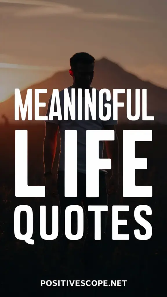 Meaningful Life Quotes