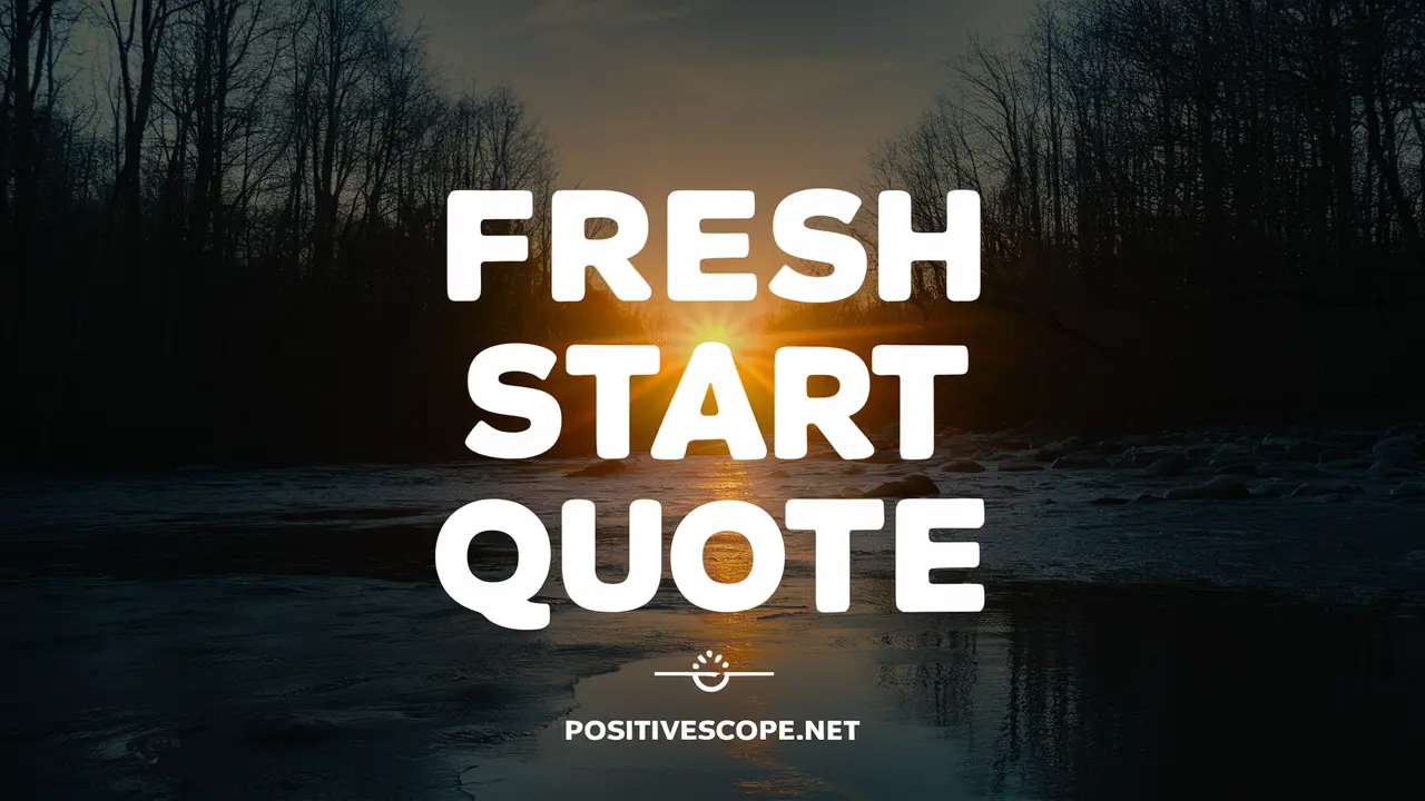 fresh start quotes