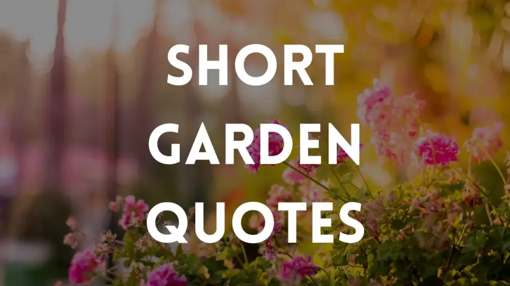 GARDEN quotes