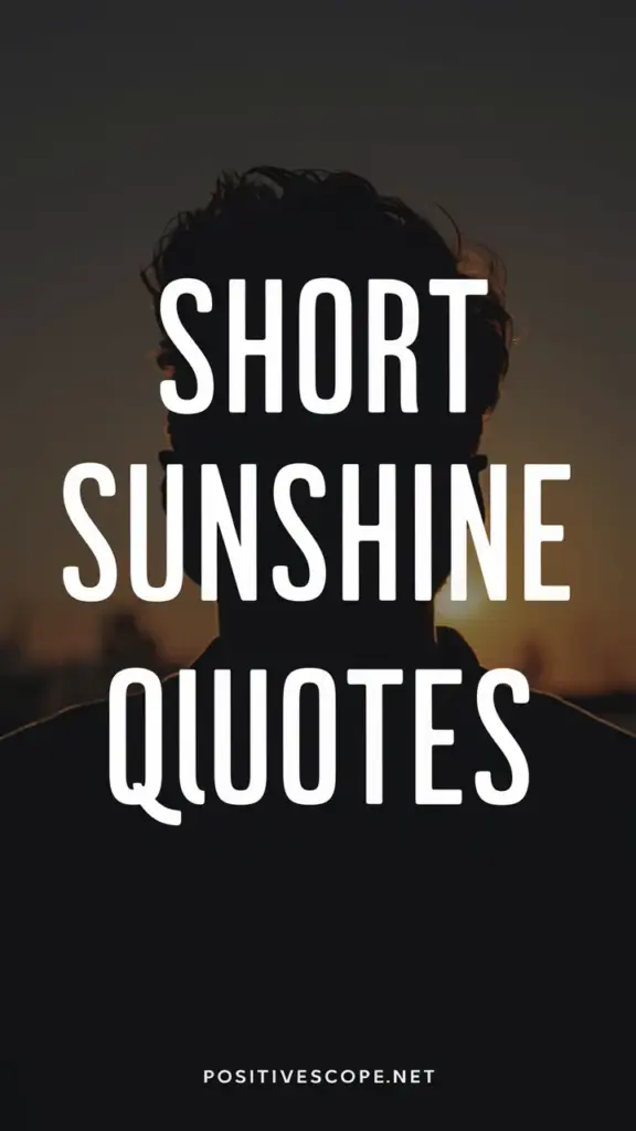 Sunshine Quotes