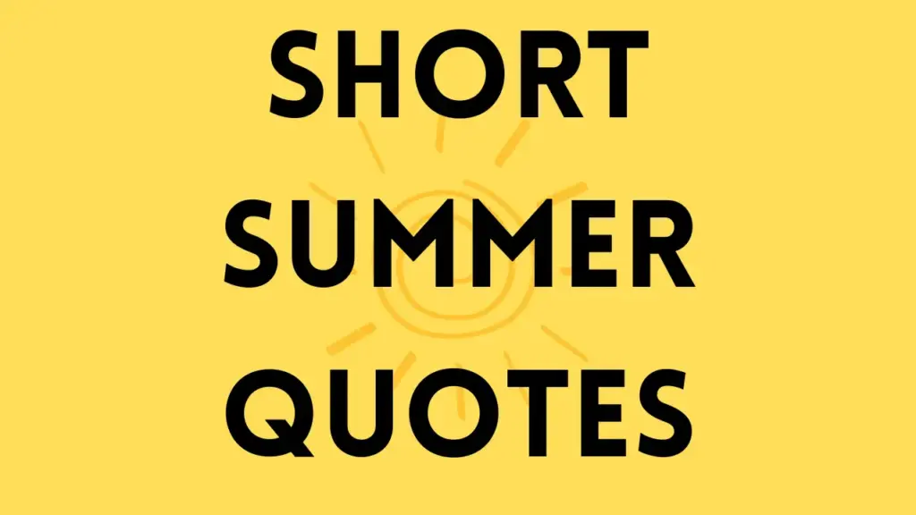 summer quotes