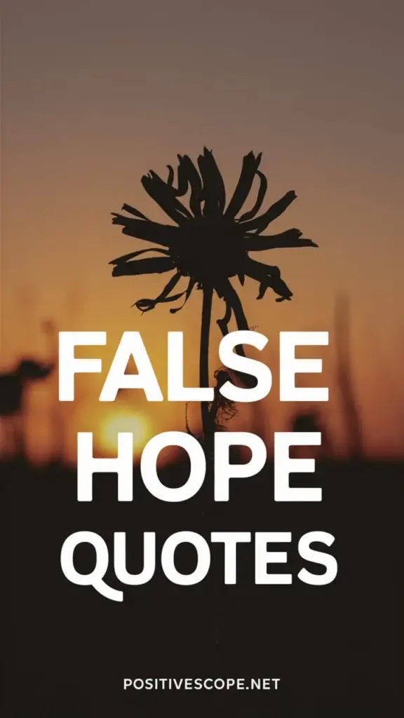 False Hope Quotes