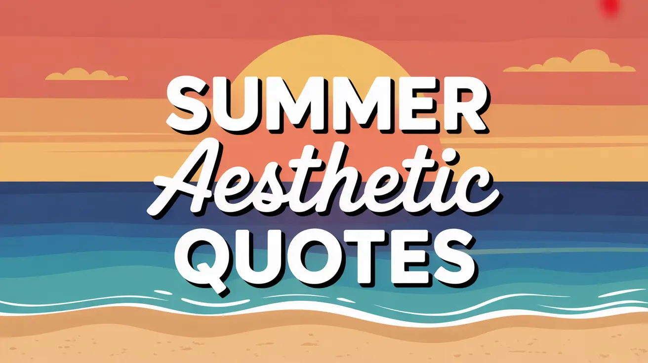 Summer Aesthetic Quotes