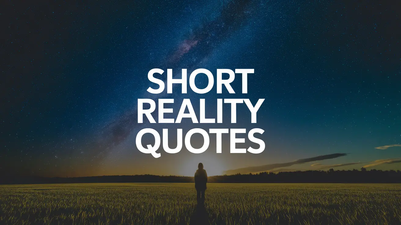 reality quotes