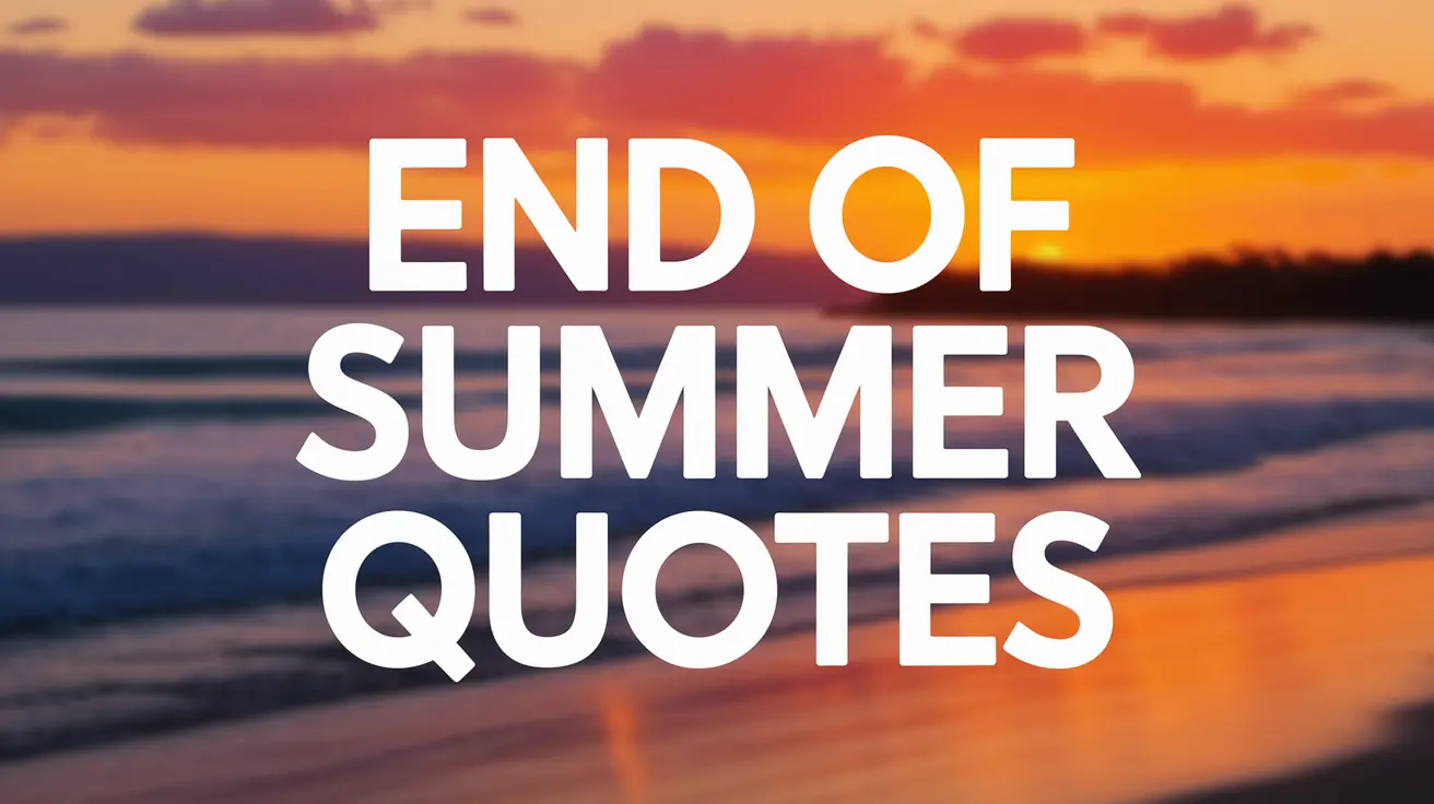 end of summer quotes