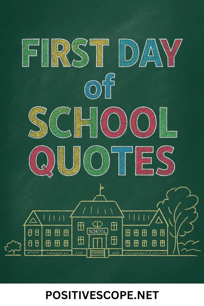 First Day of School Quotes