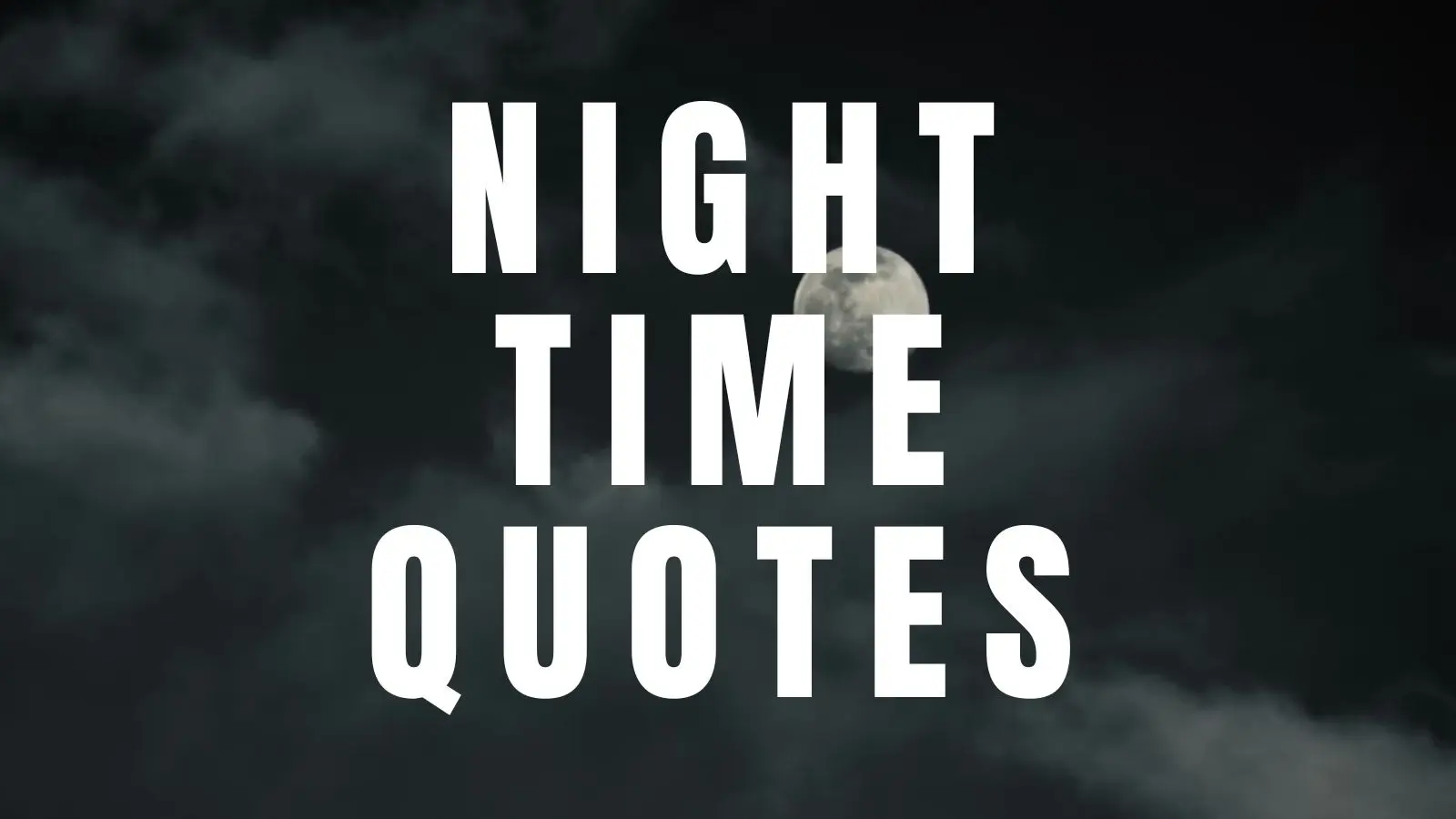 night time quotes