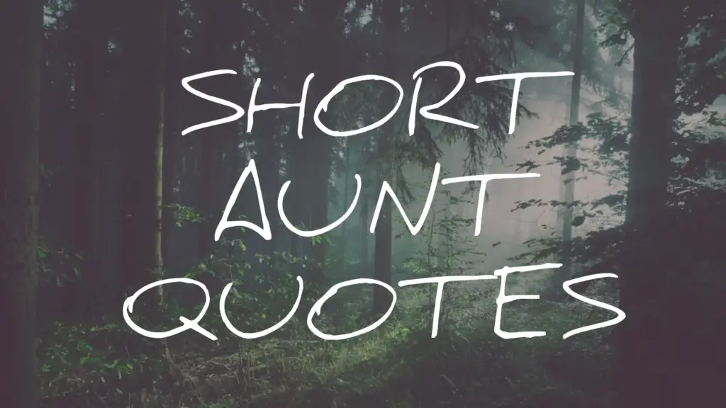 aunt quotes