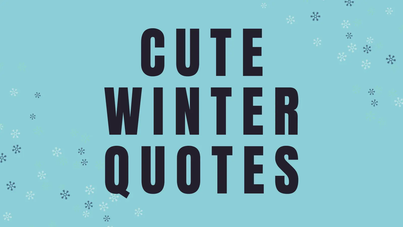 cute winter quotes