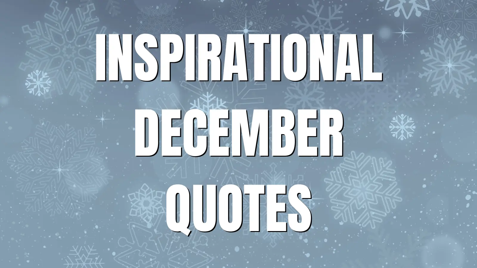 inspirational december quotes