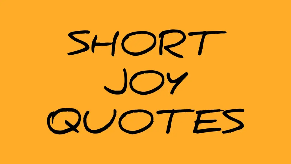 joy quotes