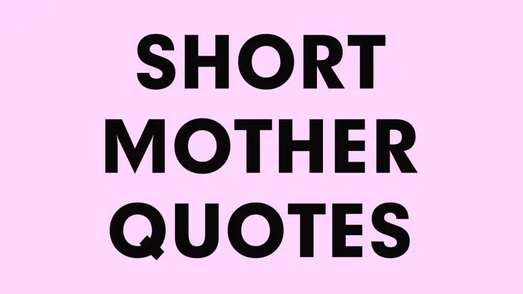 mother quotes