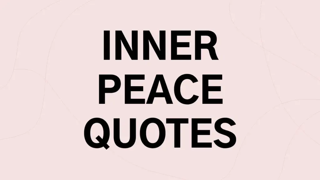 inner peace quotes