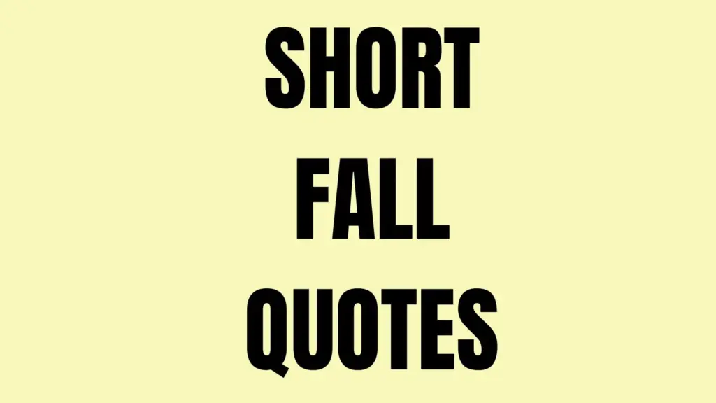 fall Quotes