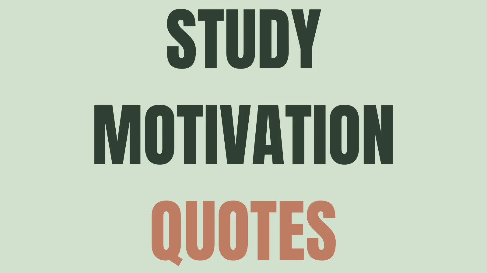 study motivation quotes