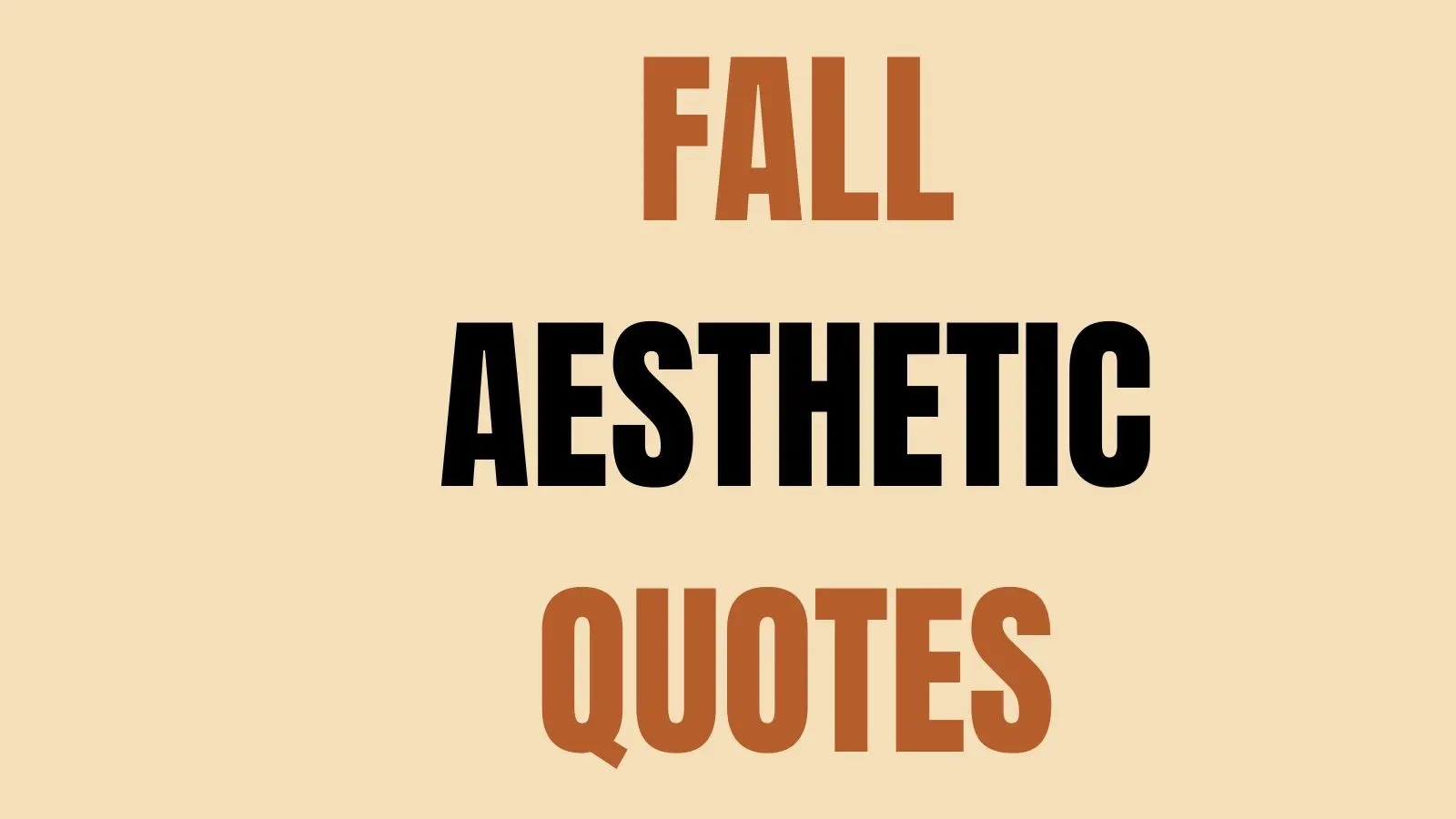 fall aesthetic quotes