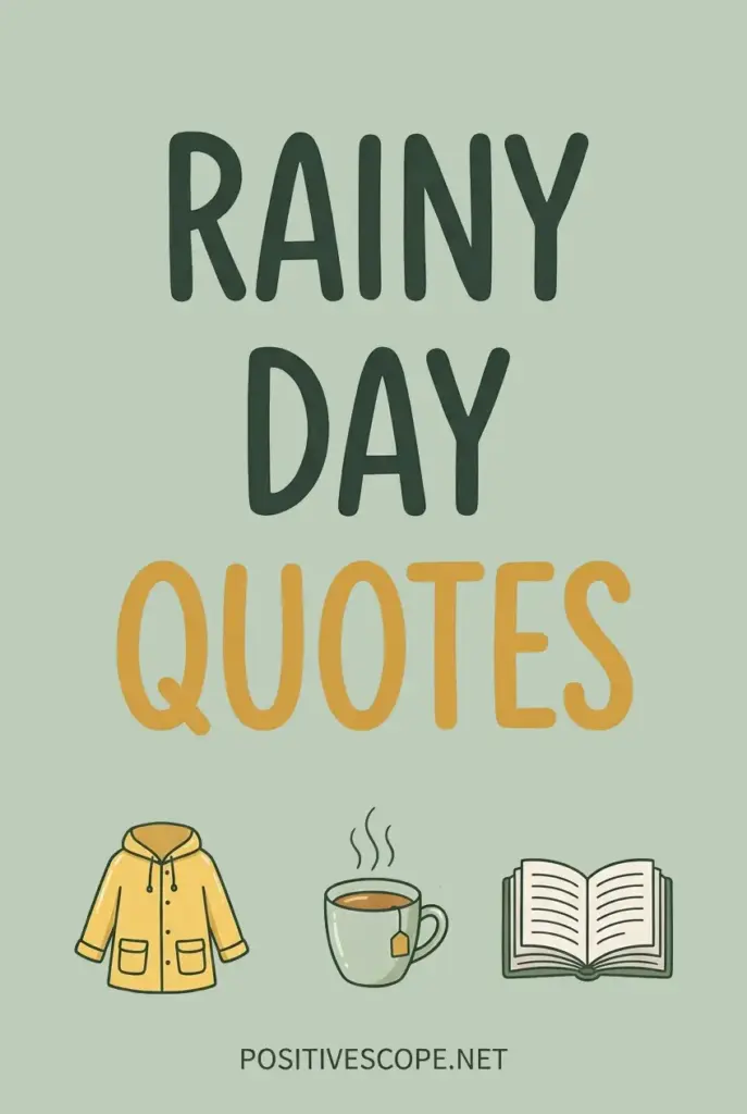 rainy day quotes