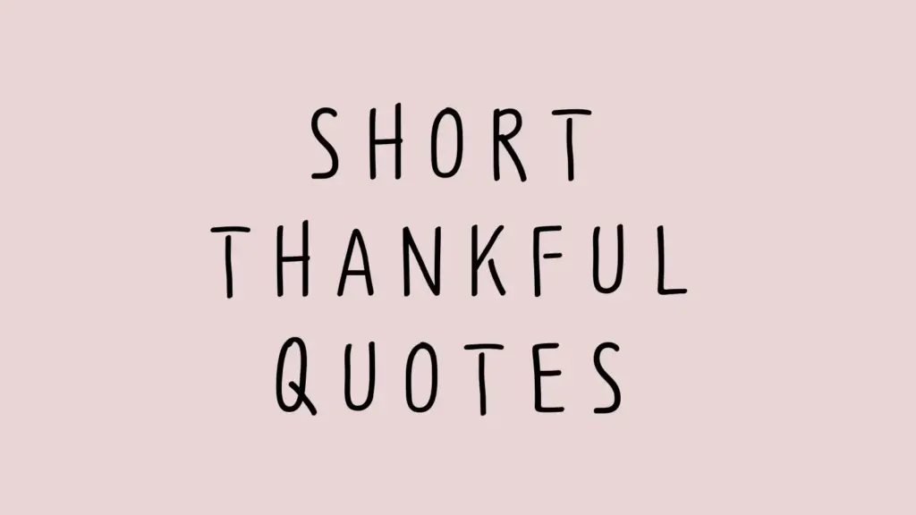 thankful quotes